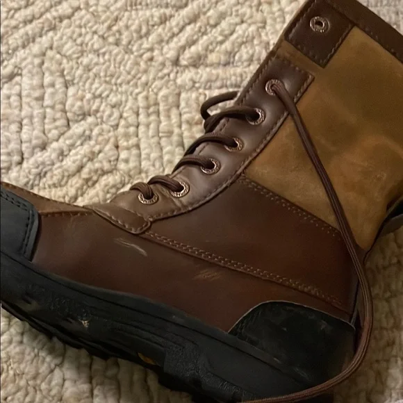 UGG Brown and Black Waterproof Boots with Traction Sole - Picture 13 of 13